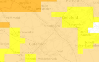 Screenshot vom Dürreatlas